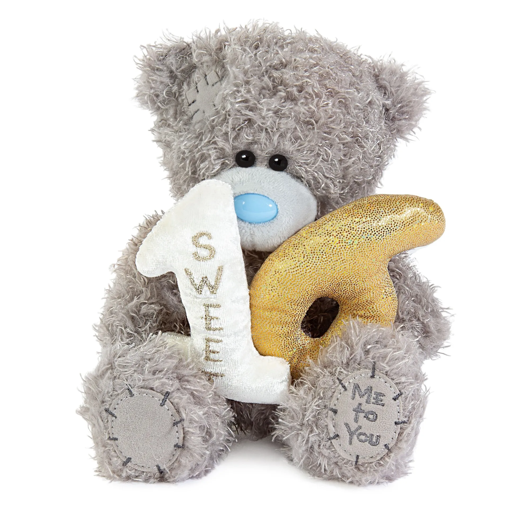 Me to You Tatty Teddy Plush 15cm-High Bear On Luxury Gift Plinth
