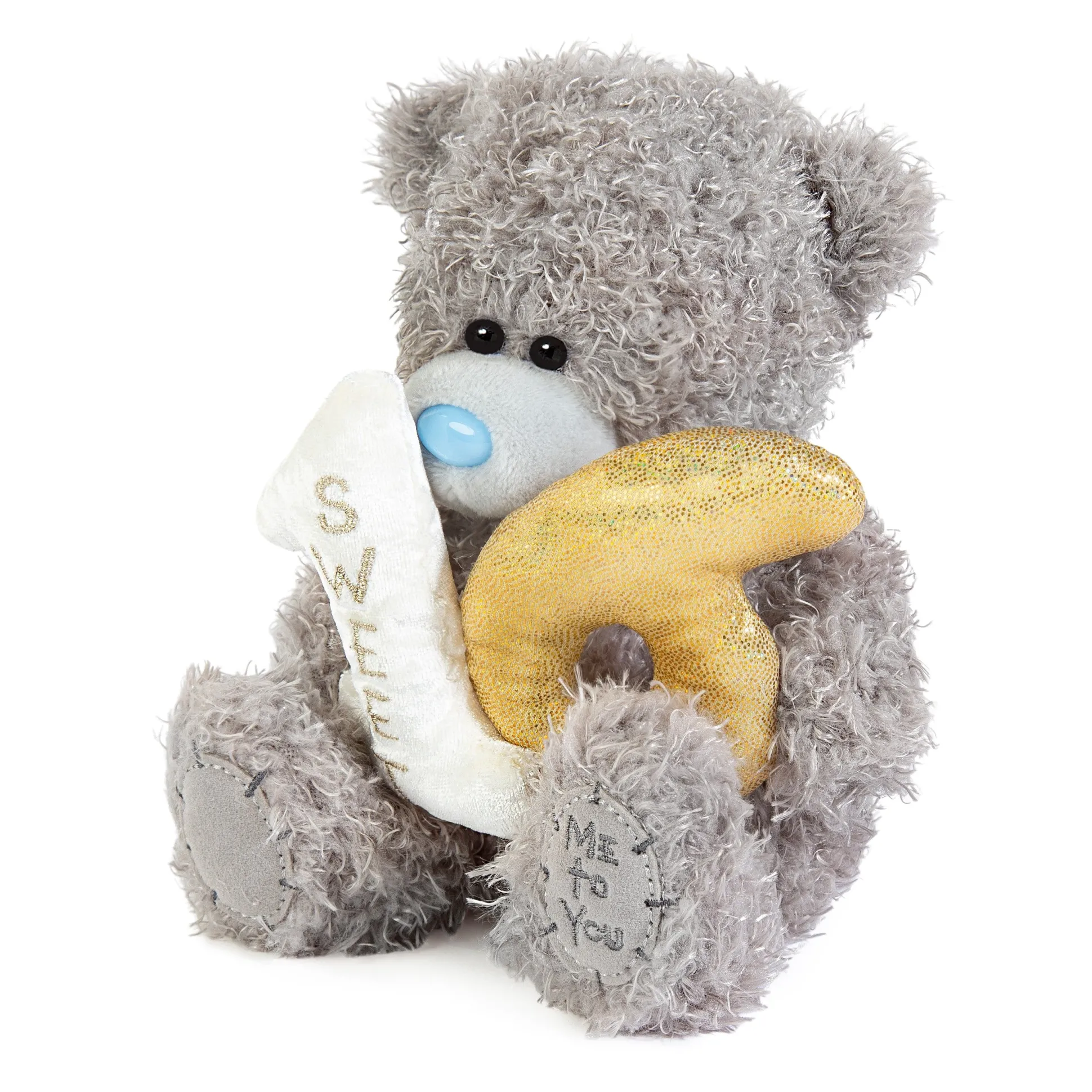 Me to You Tatty Teddy Plush 15cm-High Bear On Luxury Gift Plinth