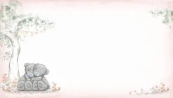 Me to You Tatty Teddy 'Sending Hugs' Thoughtful Greeting Card 5 x 6" - Official Collection