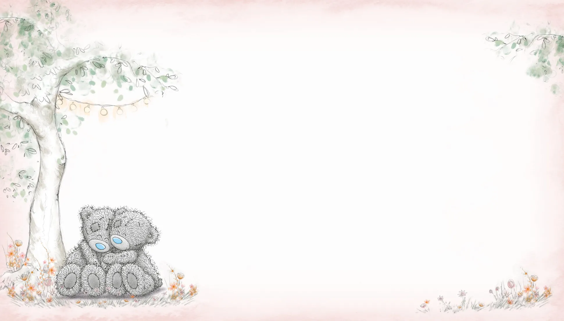Me to You Tatty Teddy 'Sending Hugs' Thoughtful Greeting Card 5 x 6" - Official Collection