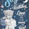Me to You Tatty Teddy Son Moon & Back Birthday Card