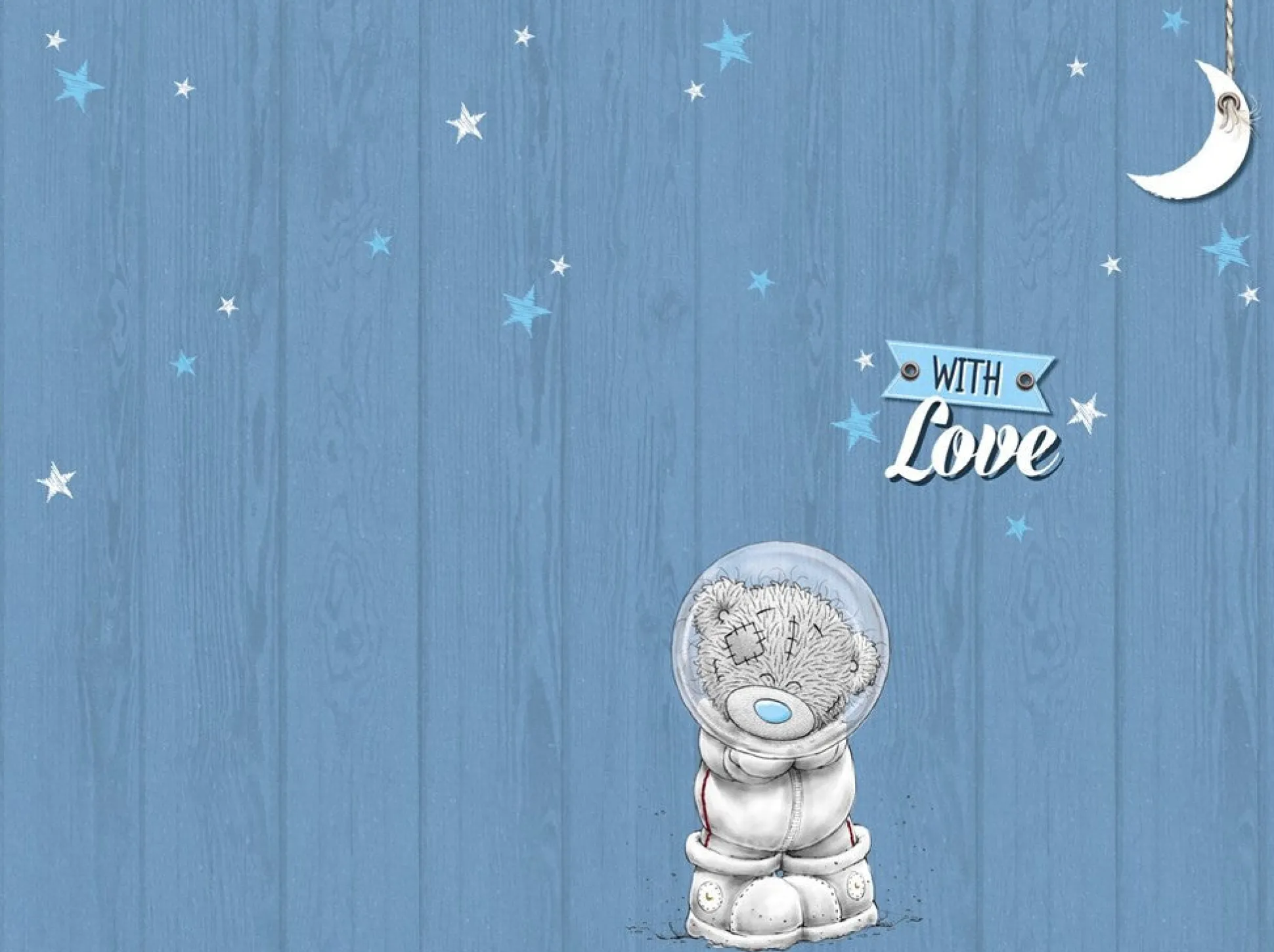 Me to You Tatty Teddy Son Moon & Back Birthday Card