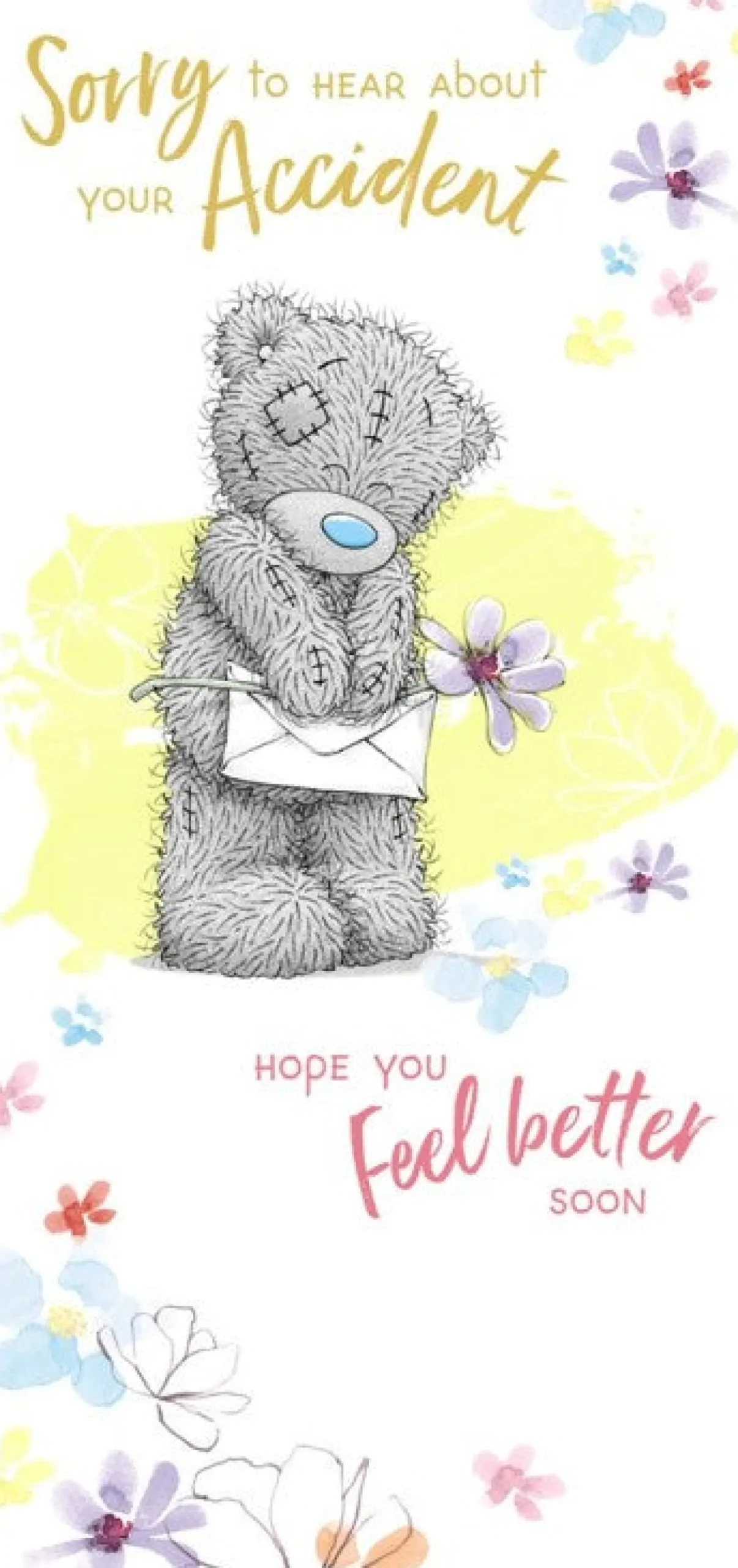 Me to You Tatty Teddy Sorry About Your Accident Card