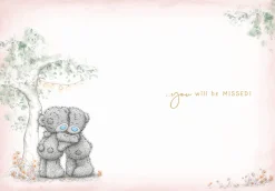 Me to You Tatty Teddy Sorry You're Leaving Greeting Card 5 x 7 Inches (12 x 17 Cms) - Official Collection