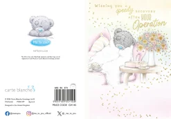 Me to You Tatty Teddy Speedy Recovery After Your Operation | Get Well Card - 5 x 7