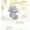 Me to You Tatty Teddy 'To A Brilliant Goddaughter' Cute Greetings Card - Official Collection