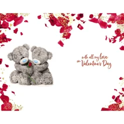 Me to You Tatty Teddy Valentine's Day Luxury 3D Keepsake Card 'For my Gorgeous Wife' 6 x 9"