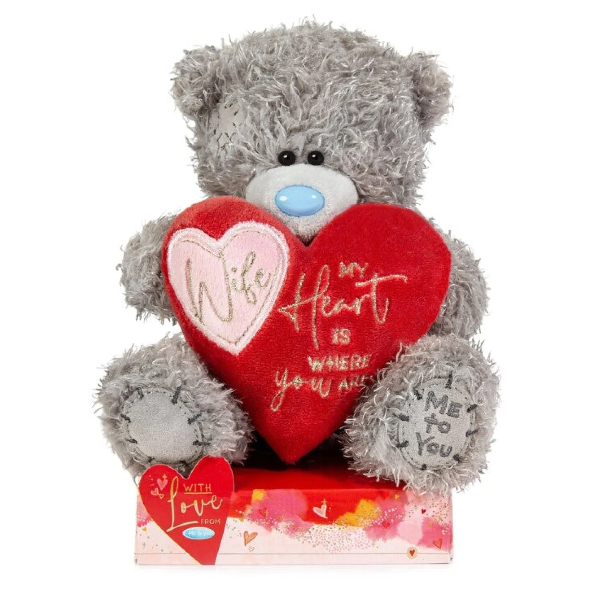Me to You Tatty Teddy 'Wife My Heart Is Where You Are' 15cm Bear