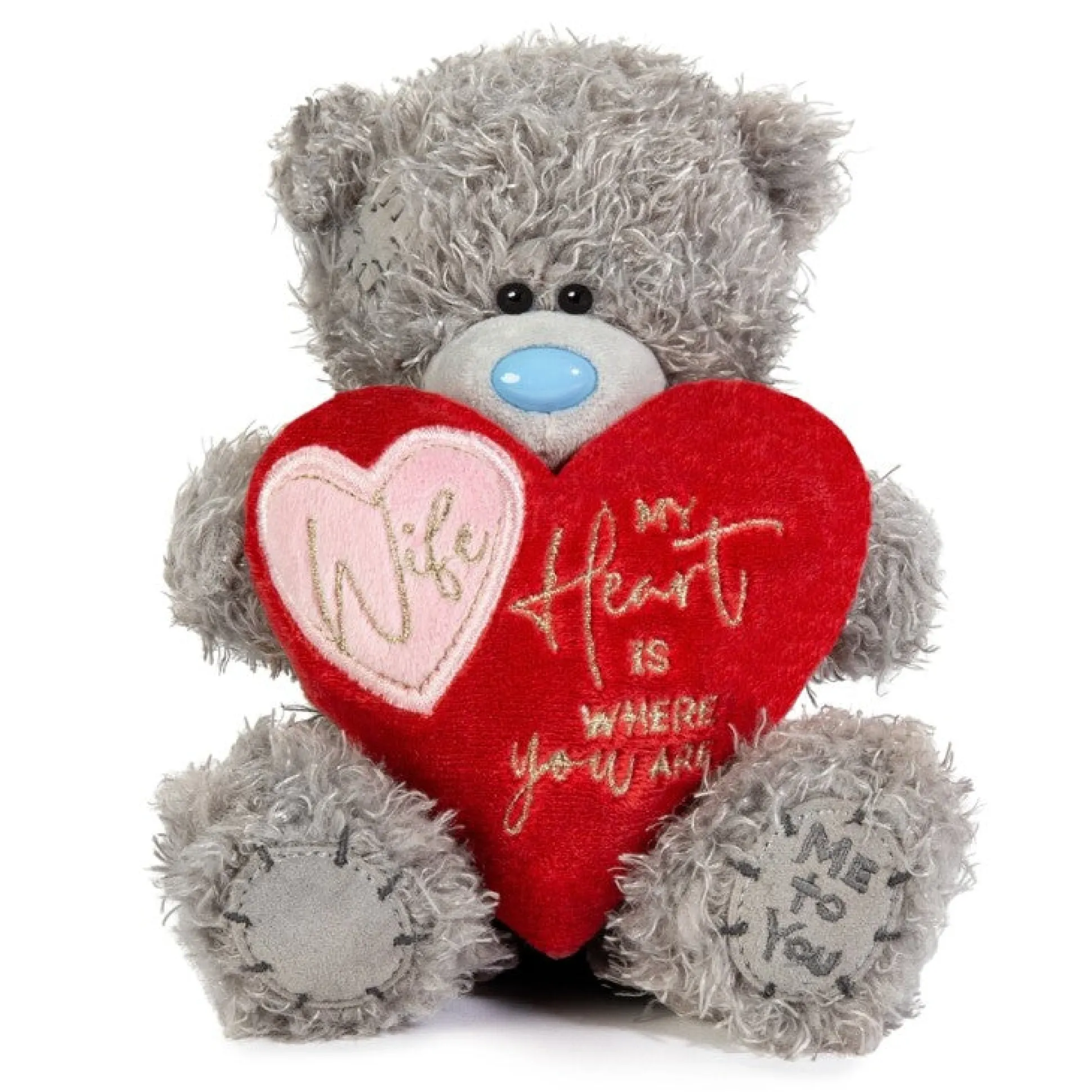 Me to You Tatty Teddy 'Wife My Heart Is Where You Are' 15cm Bear