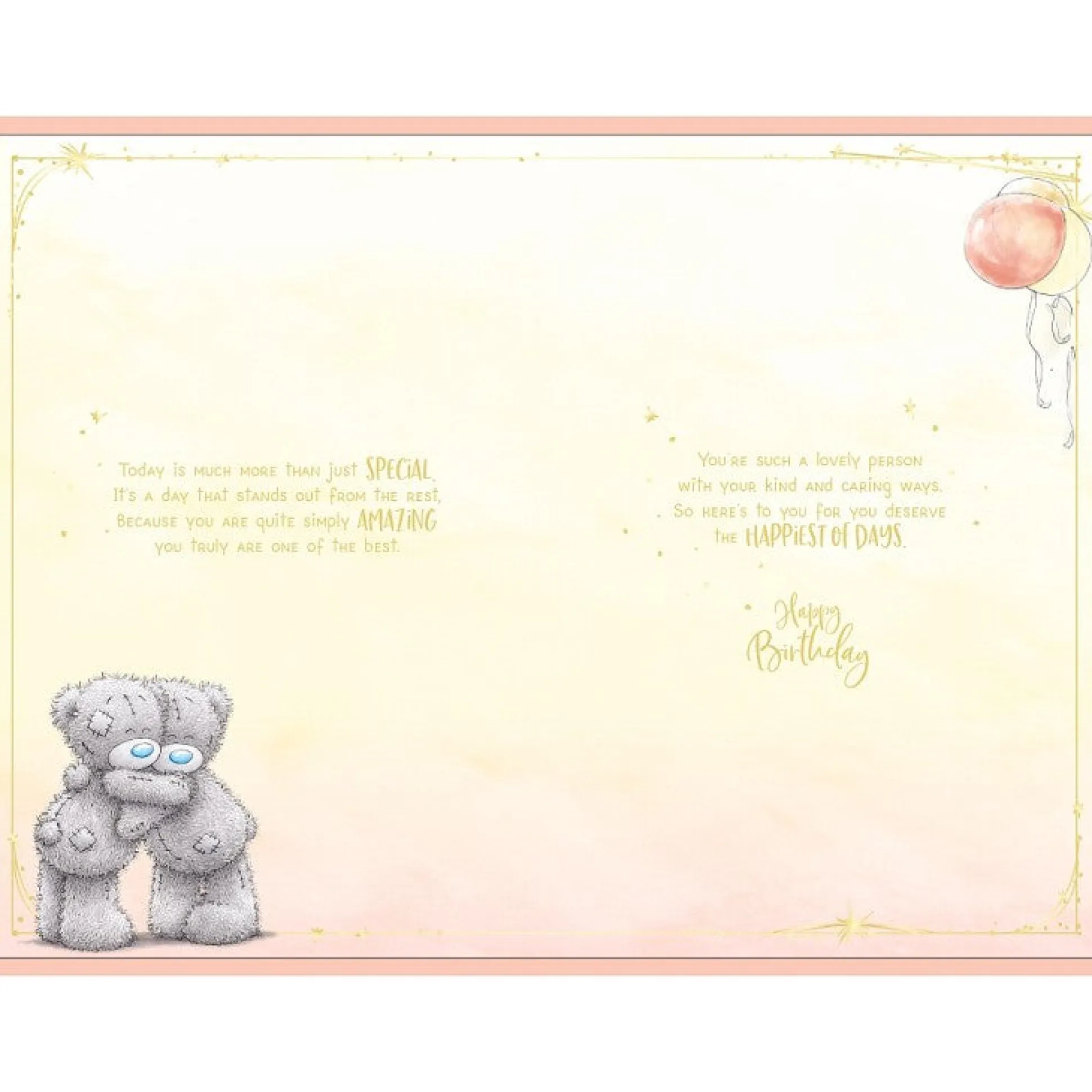 Me to You Tatty Teddy 'Wonderful as You' Birthday Card