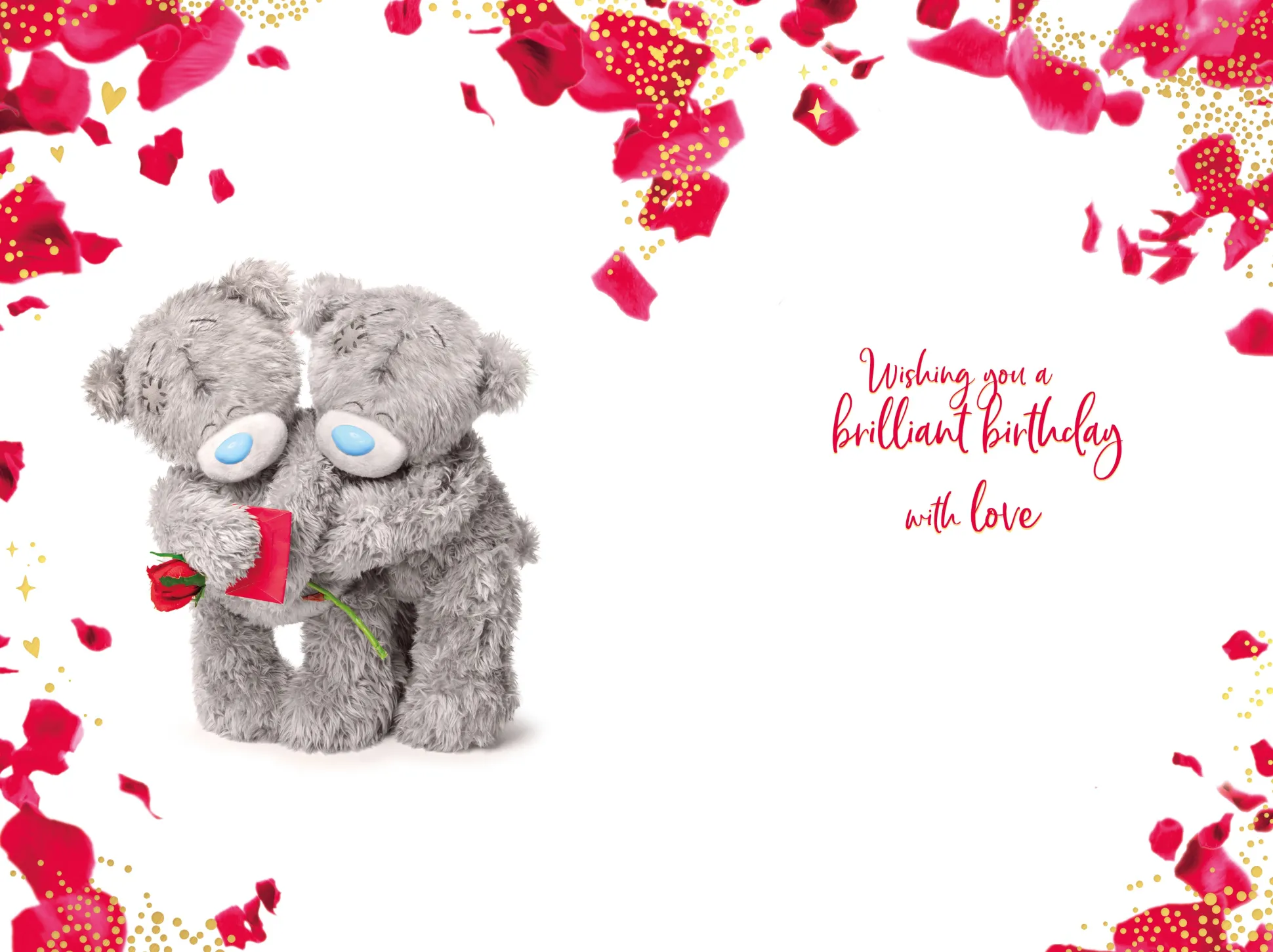 Me to You Tatty Teddy Wonderful Boyfriend 3D Keepsake Birthday Greeting Card 6x6ins - Official Collection