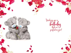Me to You Tatty Teddy You Mean Everything To Me 3D Keepsake Birthday Greeting Card 6x6ins -