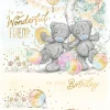 Me to You Wonderful Friend Tatty Teddy Bears With Lanterns Birthday Greeting Card 6x9ins - Official Collection