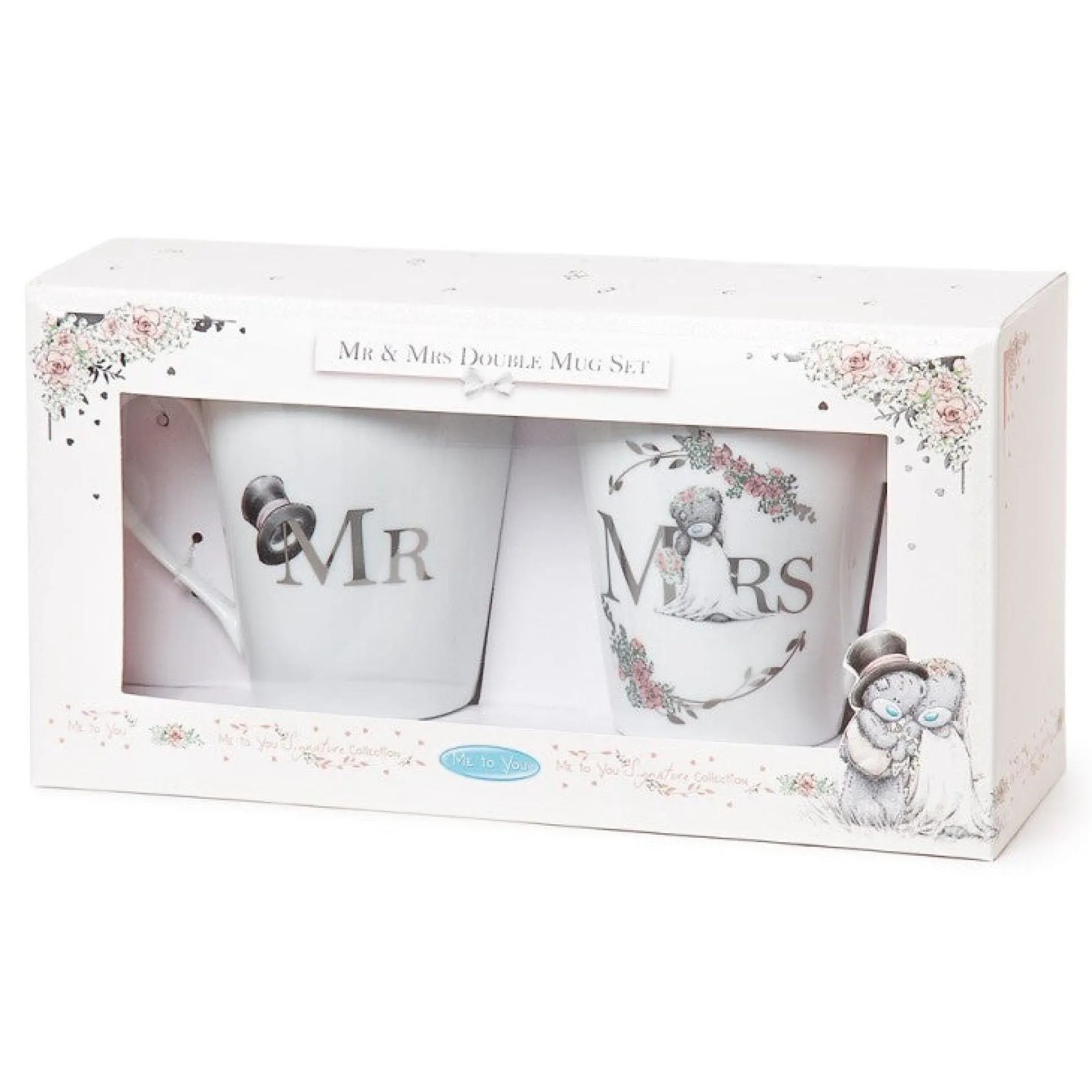 Mr & Mrs Double Mug Gift Set
