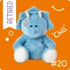 My Blue Nose Friends - Chill the Triceratops Cute Collectable Beanie