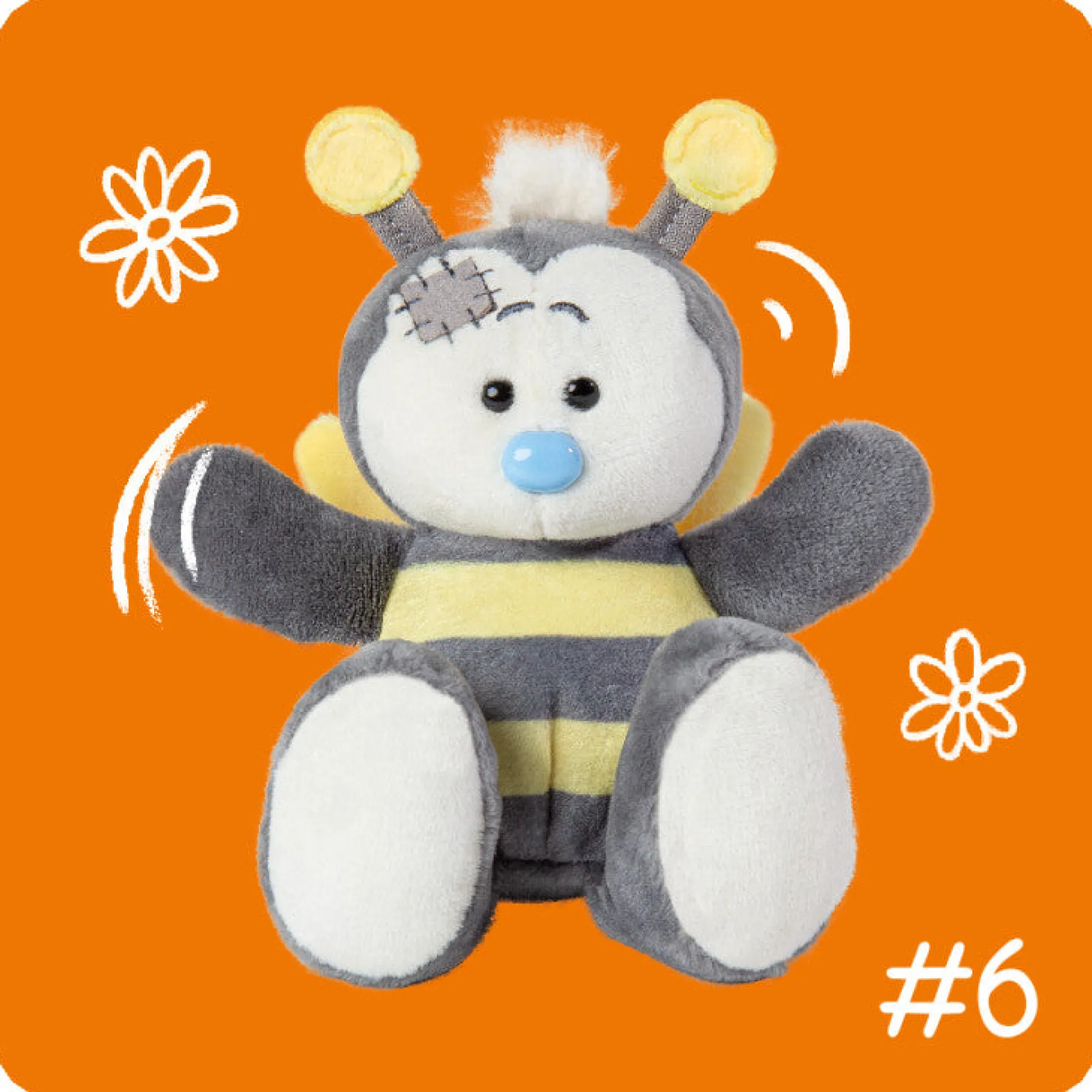 My Blue Nose Friends - Fizzy the Bee Cute Collectable Beanie