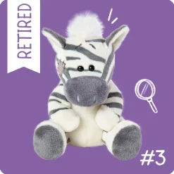 My Blue Nose Friends - Zig Zag the Zebra Cute Collectable Beanie