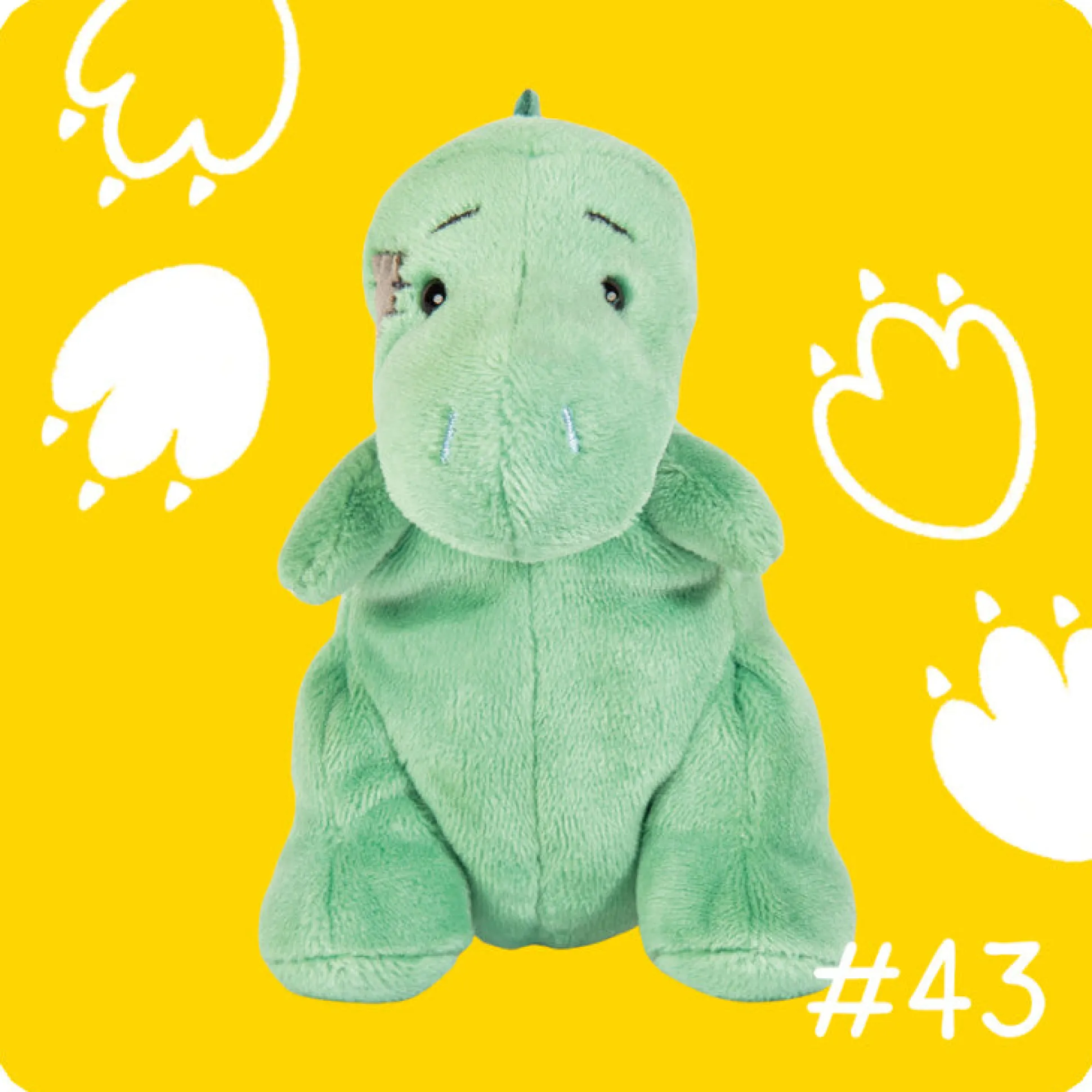 My Blue Nose Friends No.43 Tickles the T. Rex Cute Collectable Beanie