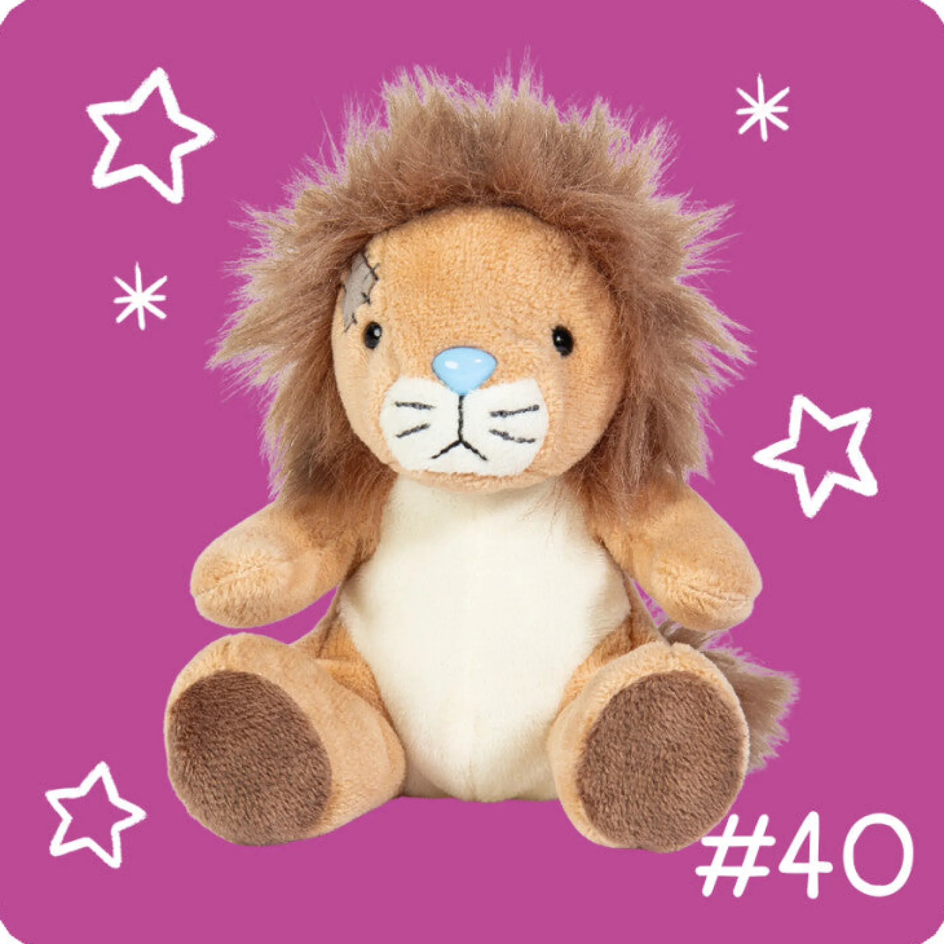 My Blue Nose Friends No.40 Leonardo the Lion Cute Collectable Beanie