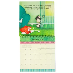 The Truth About Dog People - Humorous 2026 Hanging Wall Calendar For Dog Lovers by Jo Renfro, Blue Mountain Arts Collection