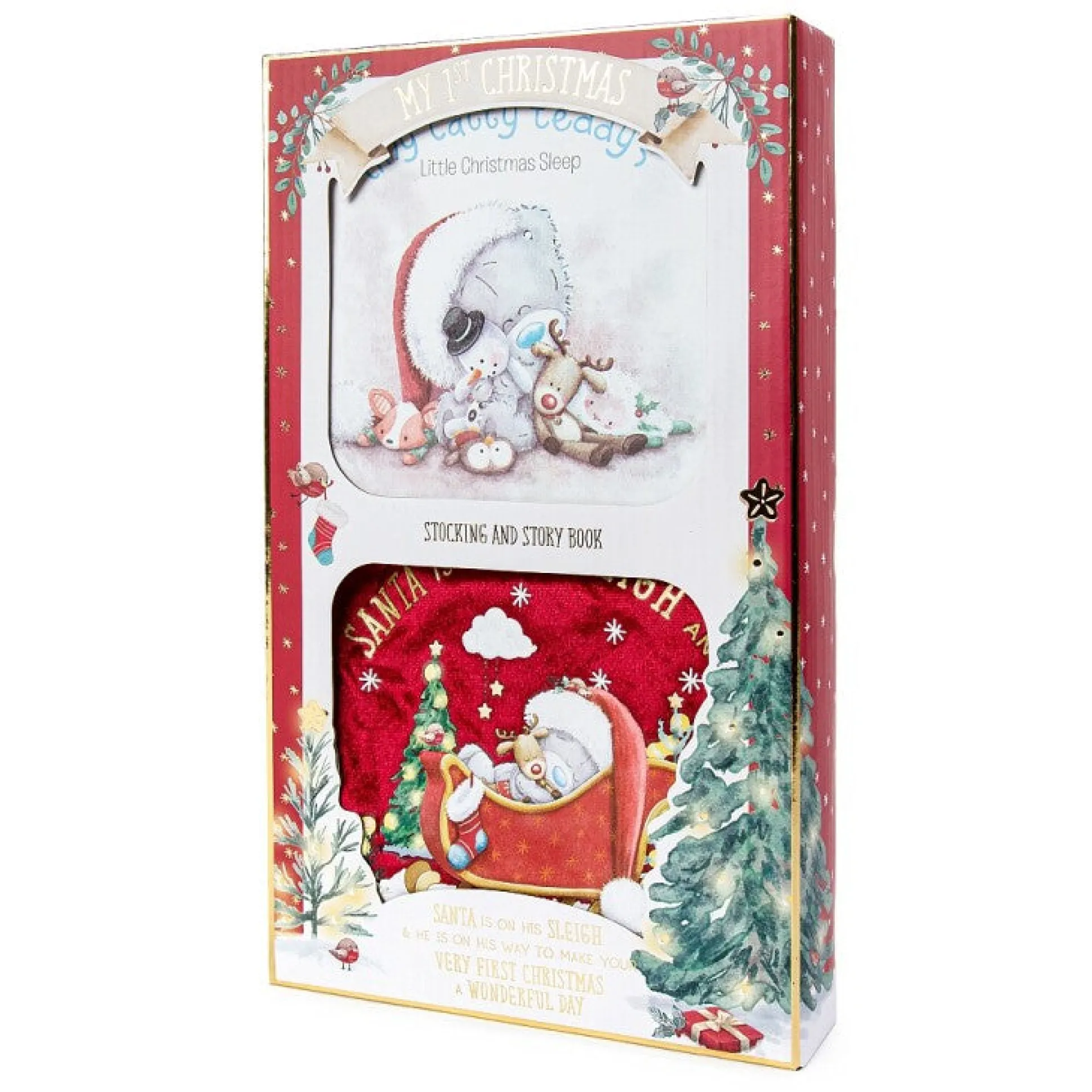 Tiny Tatty Teddy My First Christmas Stocking & Story Gift Set