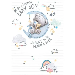 Tiny Tatty Teddy 'Welcome Baby Boy' Card