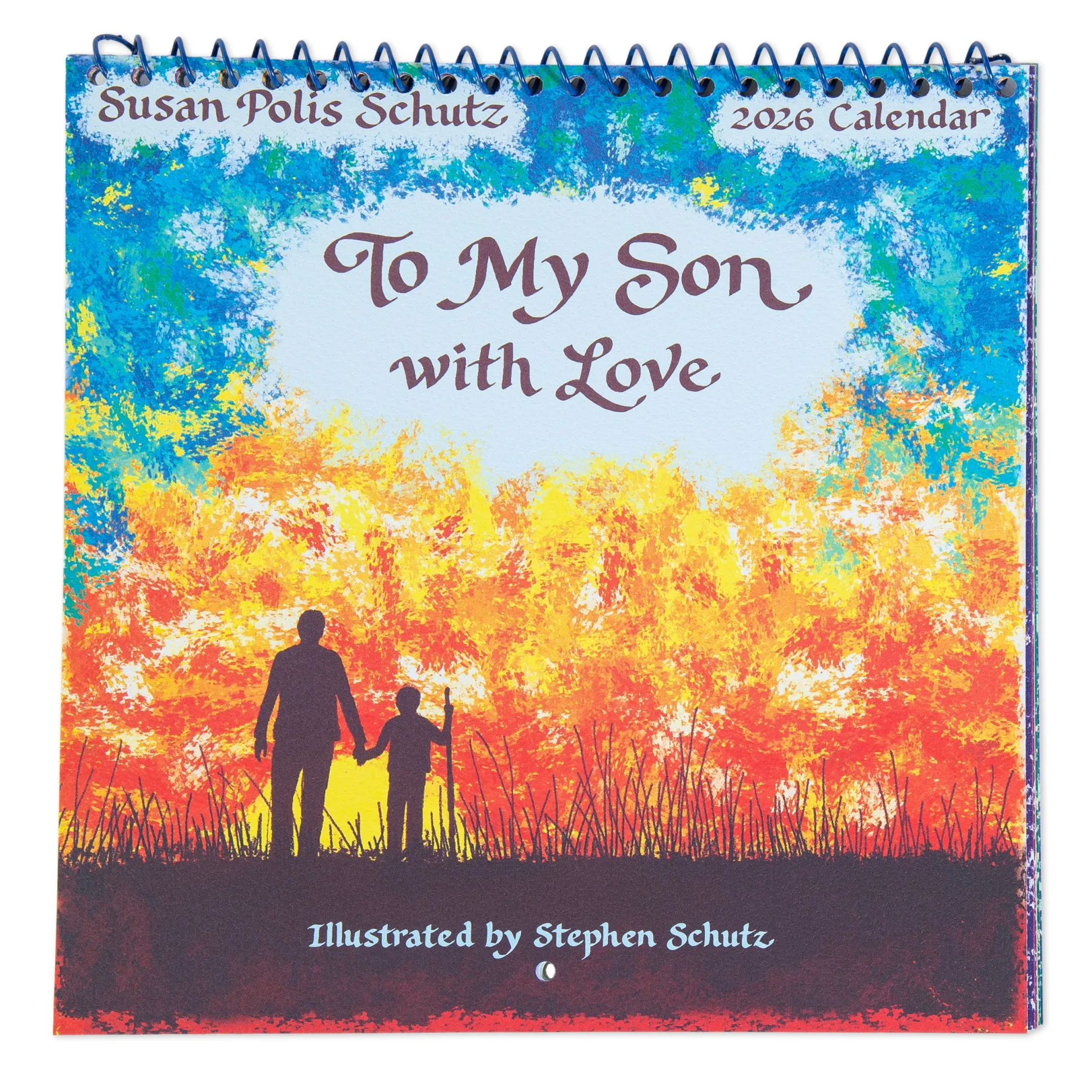 To My Son With Love - A Blue Mountain Arts Collection Hanging Wall Calendar 2026